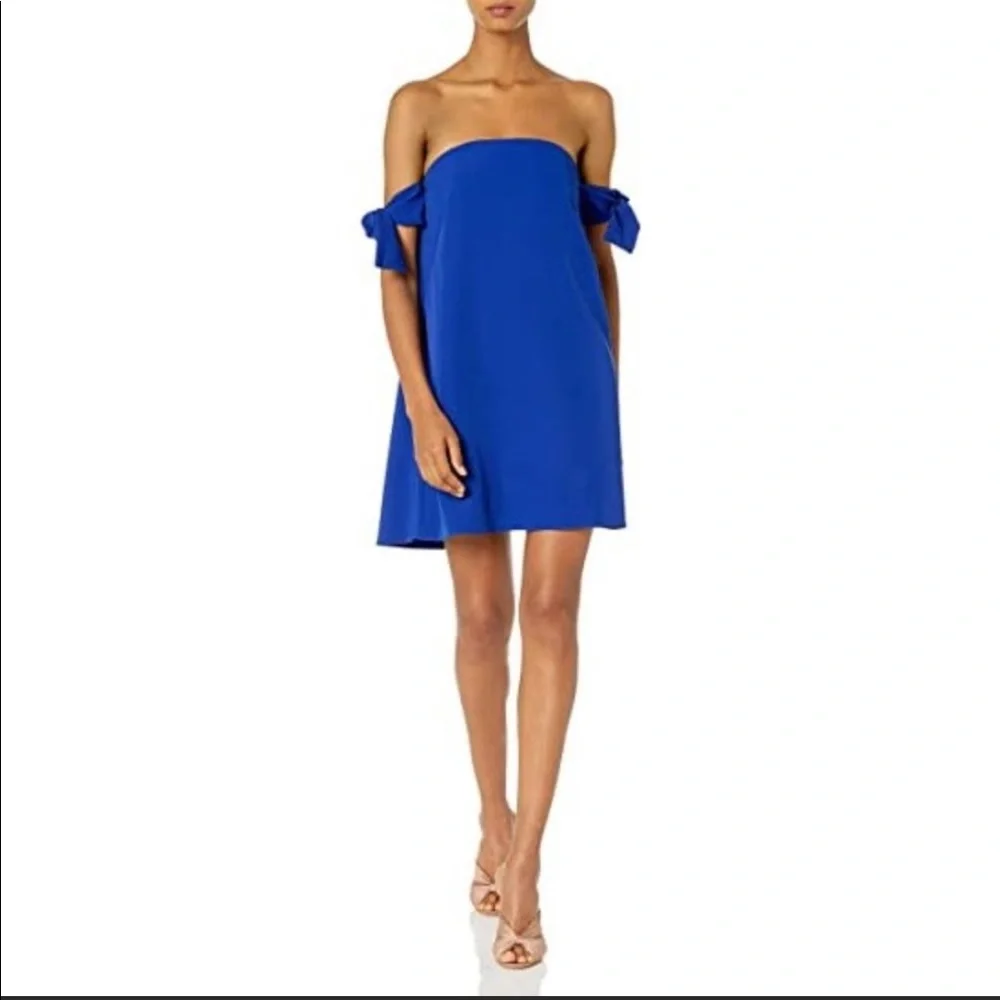 Milly Jade Dress Off the Shoulder - Picture 1 of 6
